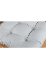 4 Pcs Lux Pofidik Gray Chair Cushion Special Stitched Laced 40x40cm - Swordslife