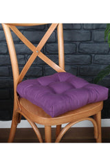 4 Pcs Luxury Pofidik Purple Chair Cushion Special Stitched Laced 40x40cm - Swordslife