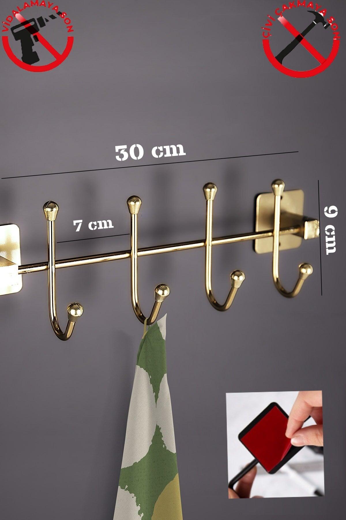 4 Piece Self Adhesive Door Wall Hanger