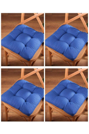 4 Lux Pofidik Navy Blue Chair Cushion