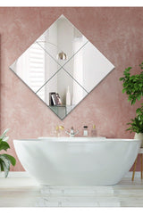 4 Piece Square Wall And Full Length Mirror Set 30x30cm - Swordslife