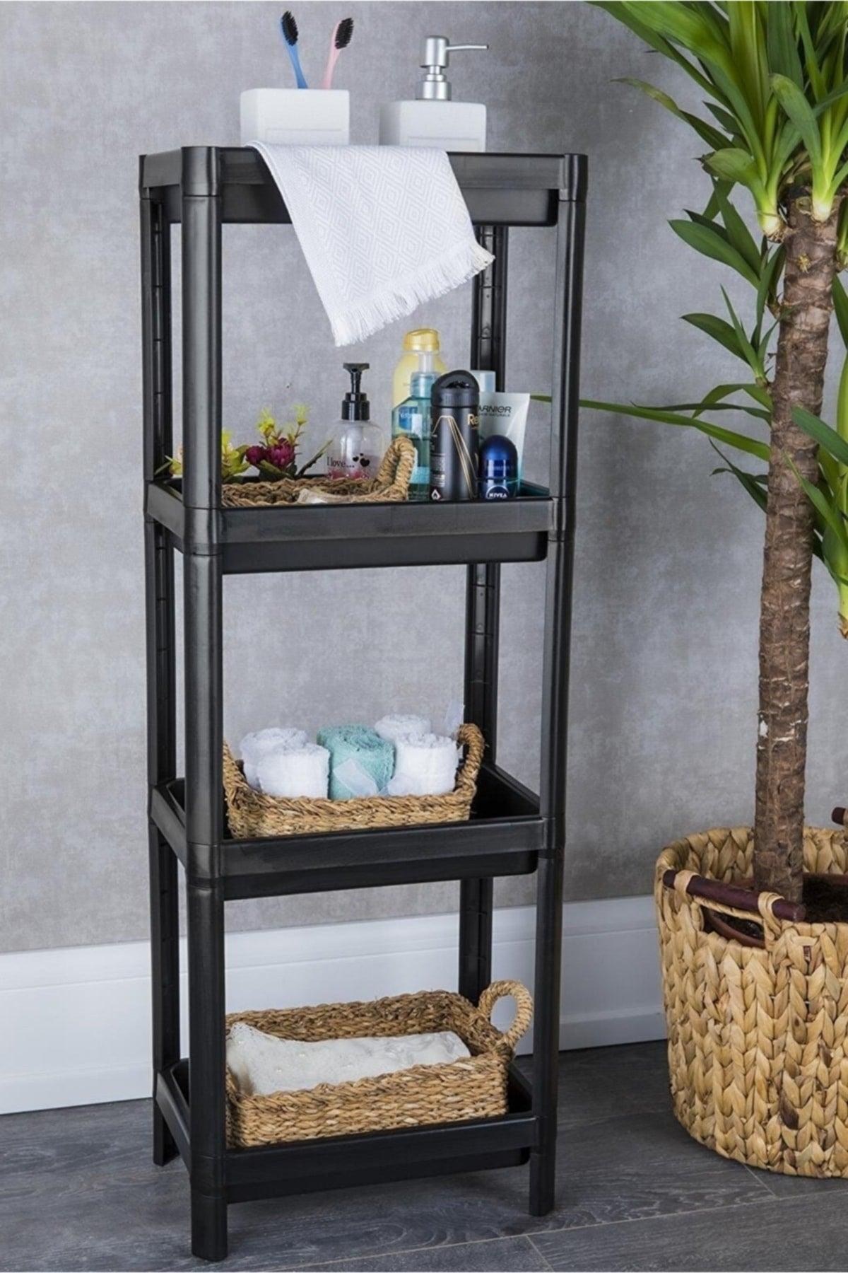 4 Tiers Bathroom Shelf Kitchen Shelf Balcony Shelf - Swordslife