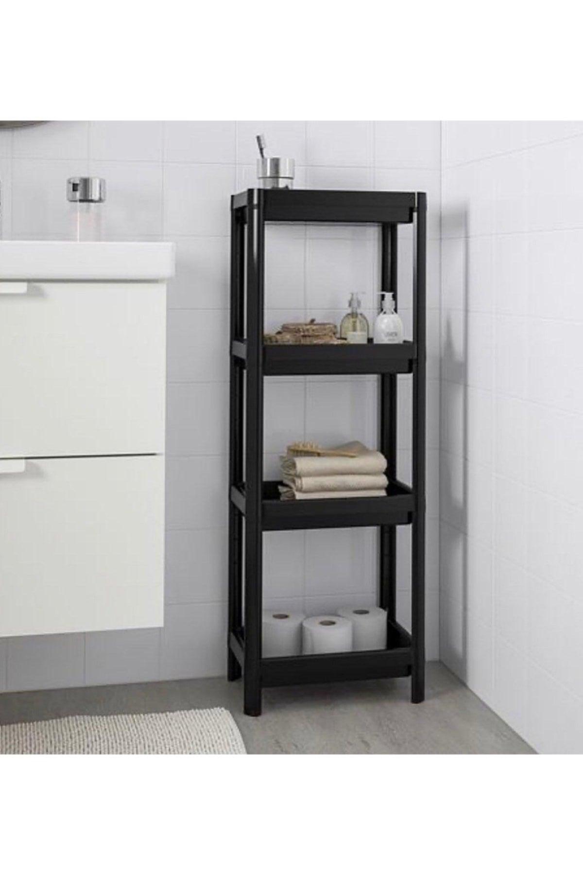 4 Tiers Bathroom Shelf Kitchen Shelf Balcony Shelf - Swordslife