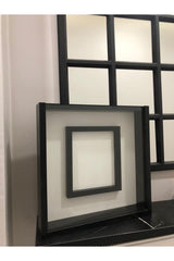 40×40 Black Flower Frame with Inner Frame - Swordslife