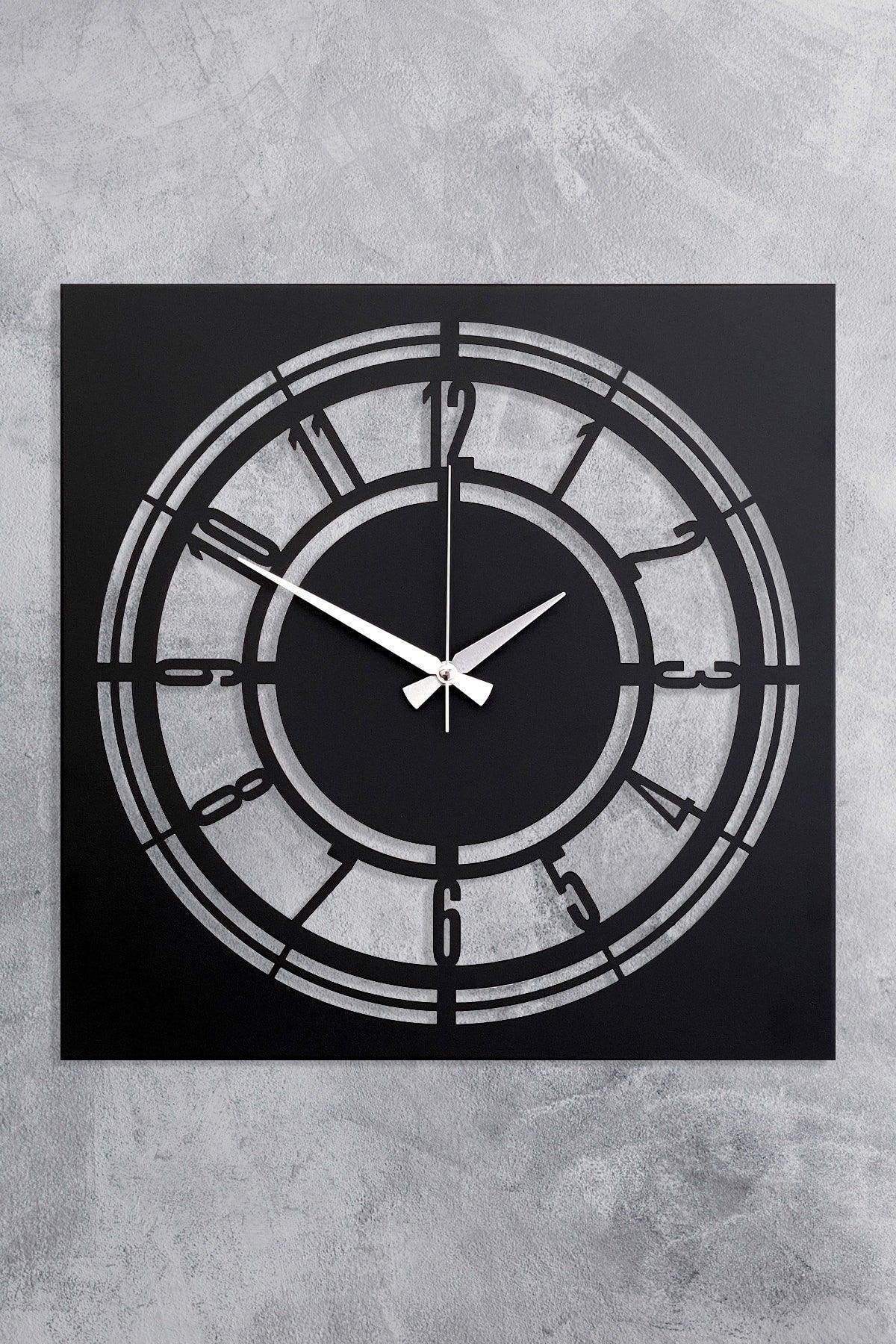 41 Cm Metal Material Flowing Seconds Silent Mechanism Decorative Wall Clock - Swordslife