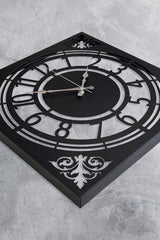 41 Cm Metal Material Flowing Seconds Silent Mechanism Decorative Wall Clock - Swordslife