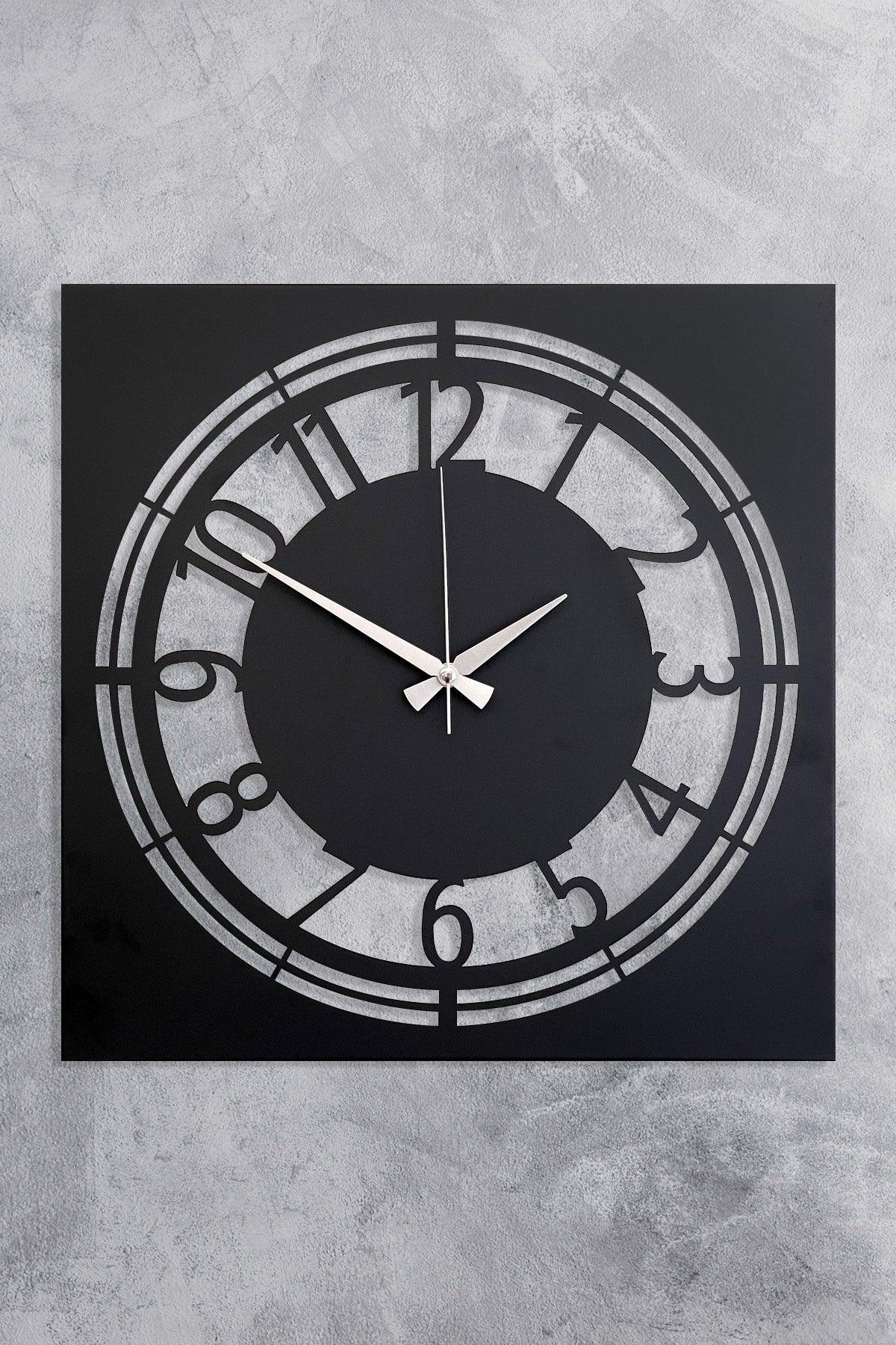 41 Cm Metal Material Flowing Seconds Silent Mechanism Decorative Wall Clock - Swordslife