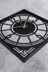 41 Cm Metal Material Flowing Seconds Silent Mechanism Decorative Wall Clock - Swordslife