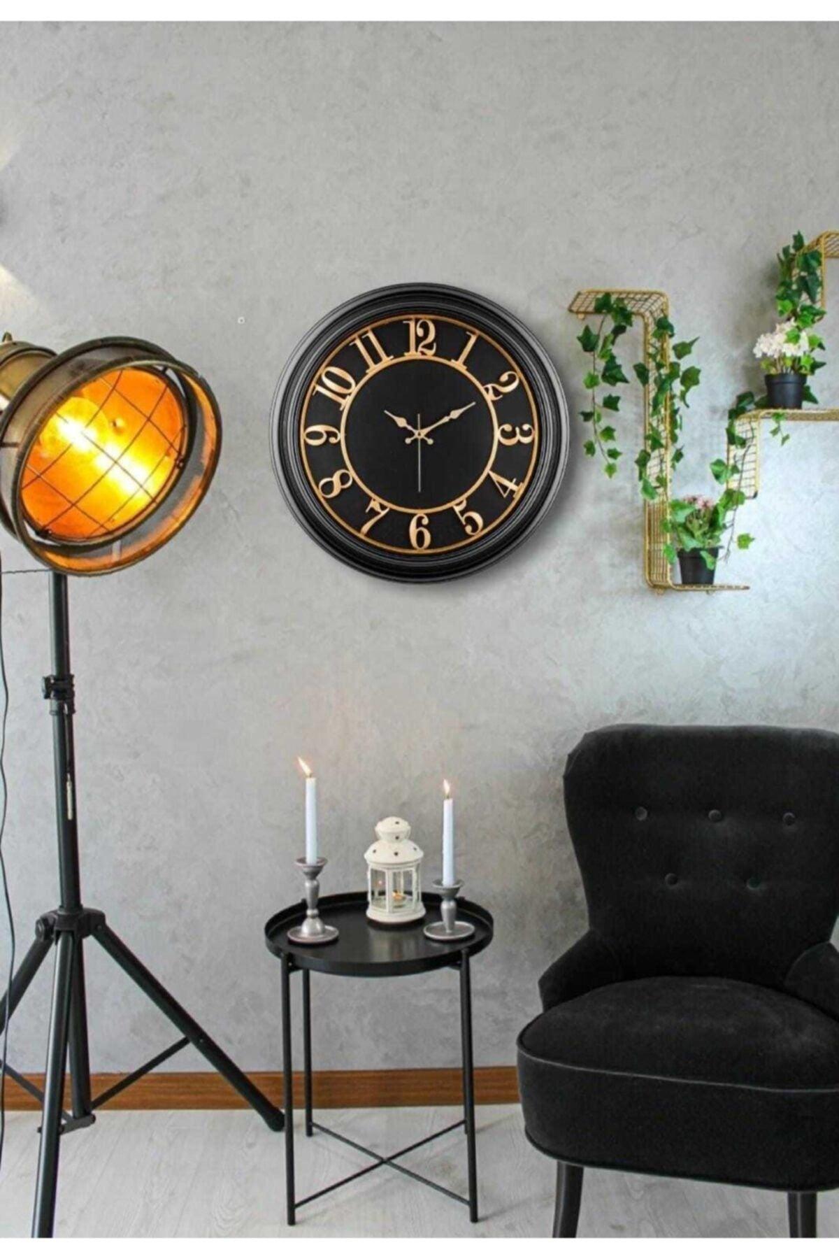 46 Cm Flowing Seconds Silent Mechanism Decorative Wall Clock - Swordslife