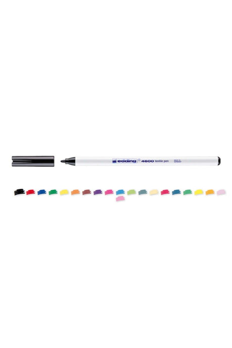 4600 Fabric Coloring Pen 1.0mm Black