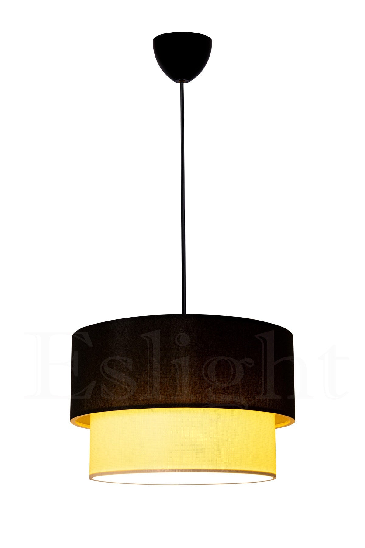 Pasta Single Pendant Lamp Chandelier Black E195