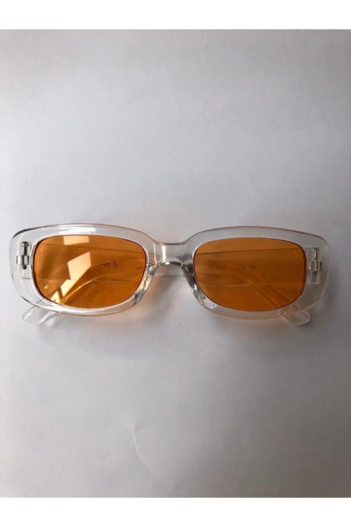Unisex Vintage Sunglasses Transparent