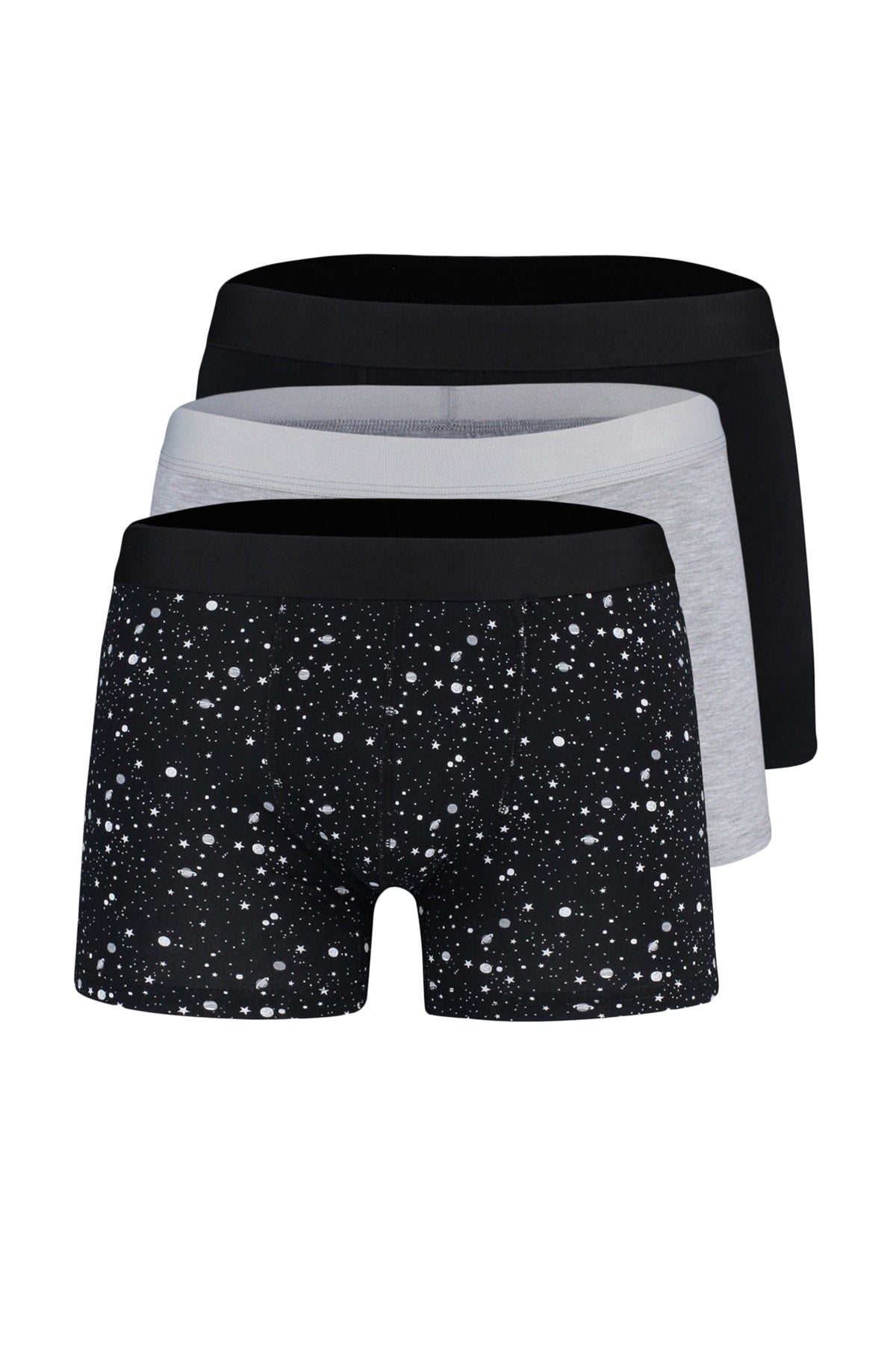 Multi Color Men's 3-Pack Cotton Boxer TMNAW23BX00023