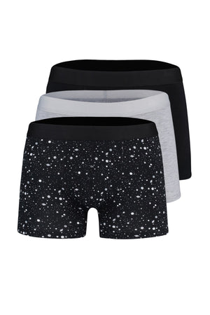 Multi Color Men's 3-Pack Cotton Boxer TMNAW23BX00023