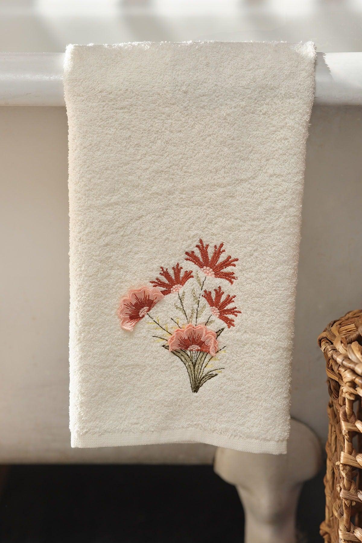 Flower 3d Embroidered Tile Family Bathroom Set - Swordslife