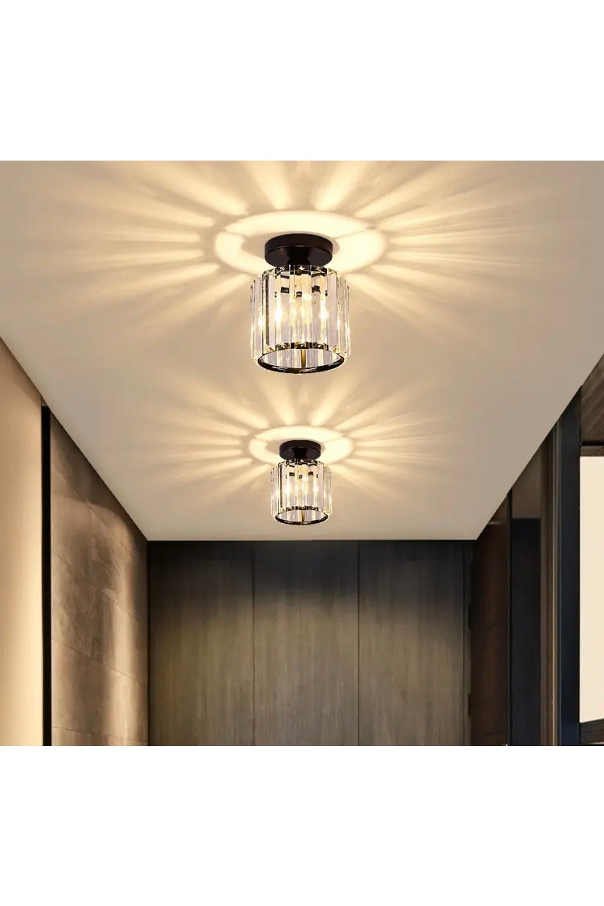 Luxury Stone Modern Plafonier Ceiling Chandelier Luxury Pendant Lamp Crystal Stone Chandelier Black