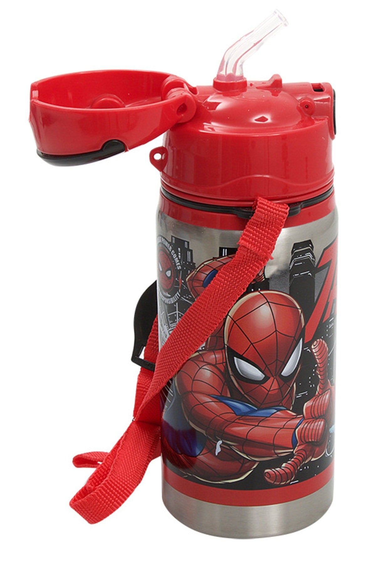 Spiderman Steel Flask Salto 500ml Thwip