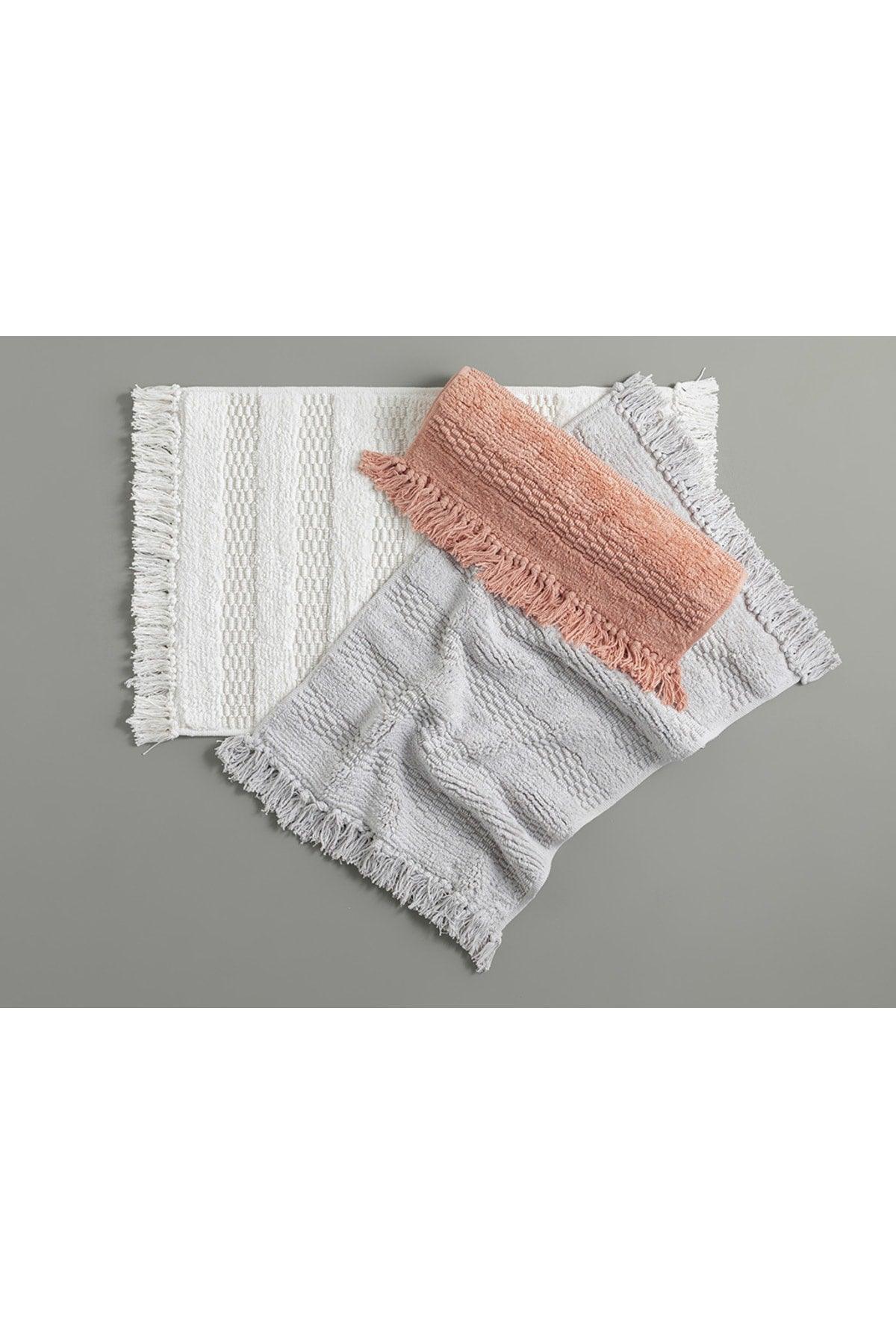 Ava Cotton Bath Mat 60x90 Cm Powder - Swordslife