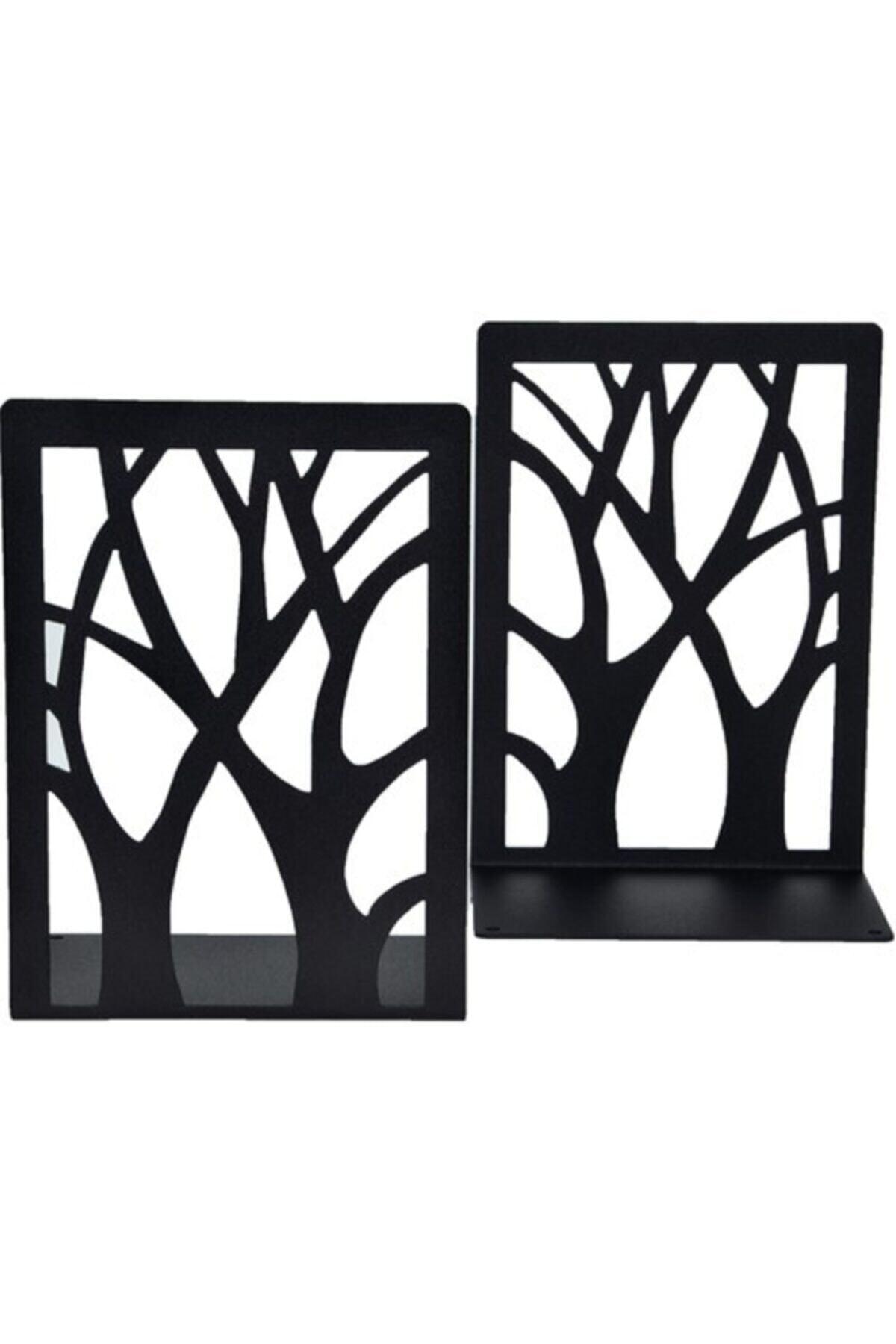 Tree Patterned Metal Book Support - Book Holder - Home And Office Decorative Accessory( Set of 2) - Swordslife