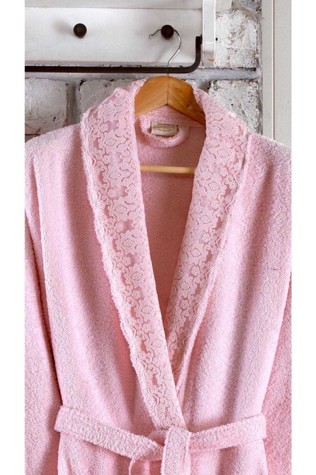 İnci 10 Pieces Dowry Lace Embroidered Bathrobe Set | Bathrobe Set | Dowry set - Swordslife