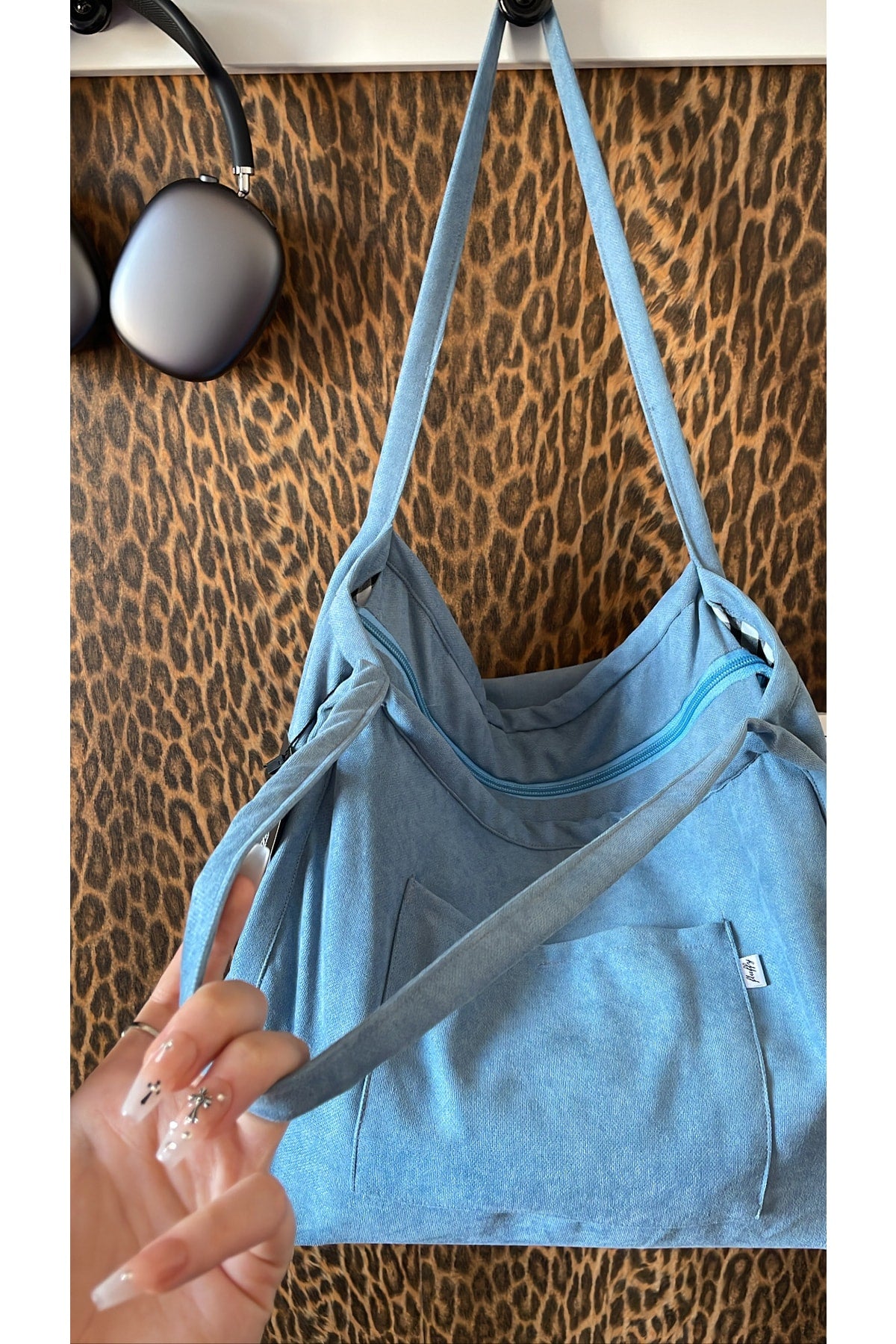 Deep In Blue 00s Shopper Bag