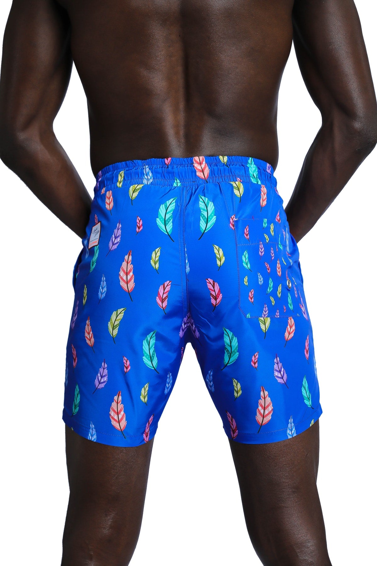 Men's Patterned Blue Sea Shorts