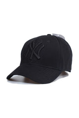 Unisex Black Color Black Embroidery Baseball Ny New York Hat