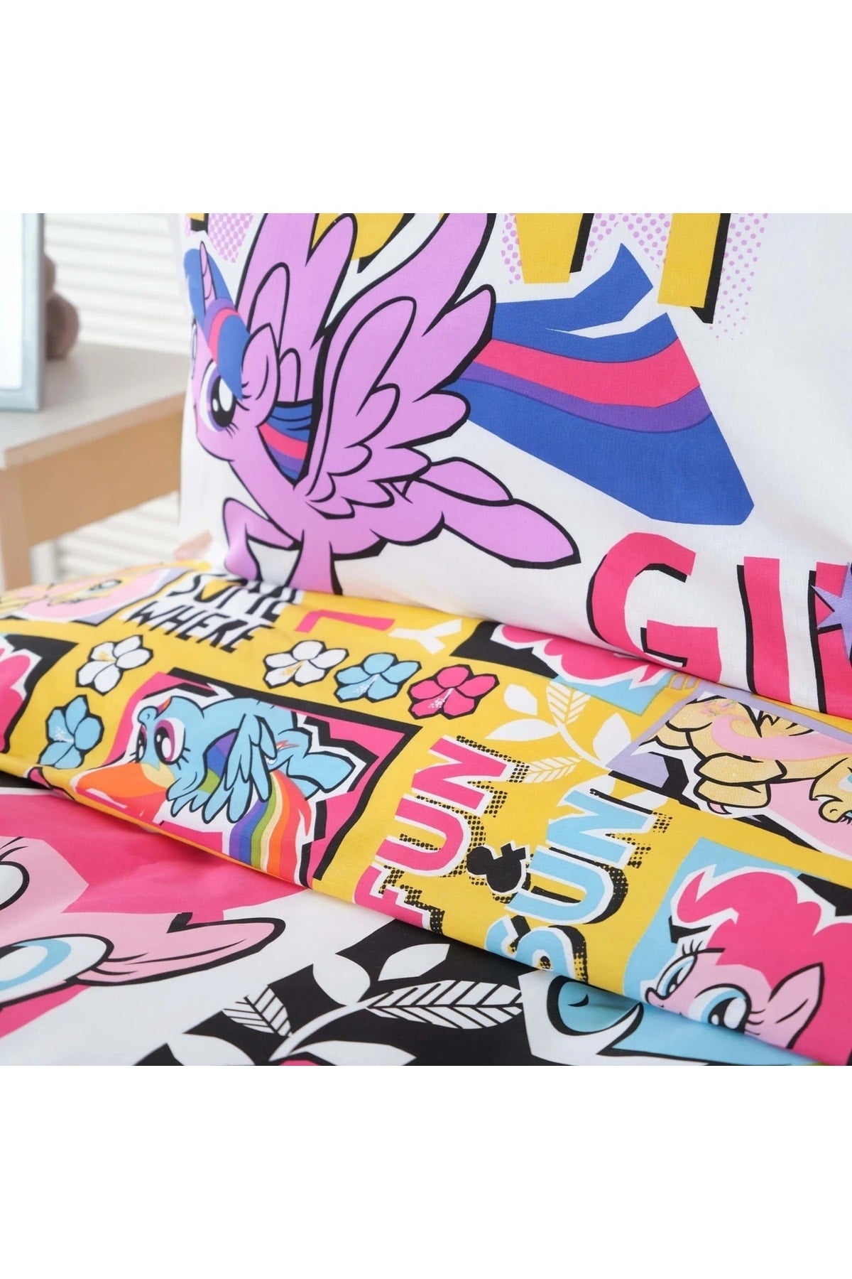 My Little Pony By Summer 100% Cotton Single Duvet Cover Set