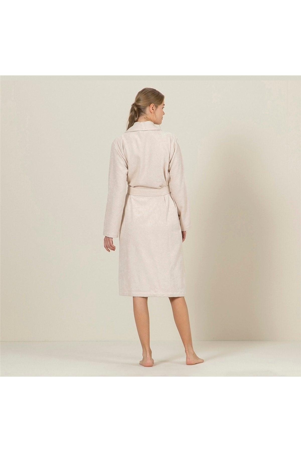 Aline Women's Bathrobe Beige - Swordslife