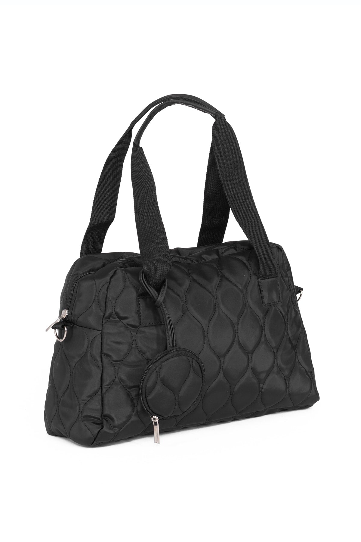 Original Women's Large Volume Comfort Model Zippered Quilted Wallet Tote Shopper Sleeve Bag