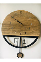(WITH SILENT MECHANISM) Pendulum Wooden Wall Clock, Pendulum Clock, Wall Clock, Wooden Wall Clock - Swordslife