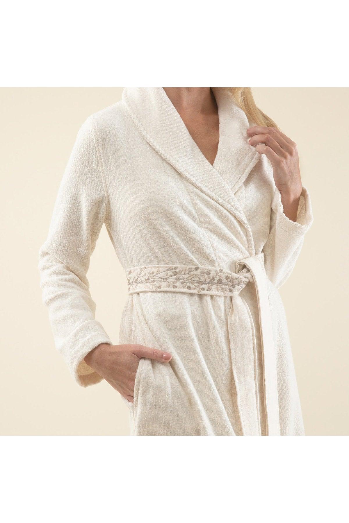 Castus Women's Bathrobe Natural - Swordslife