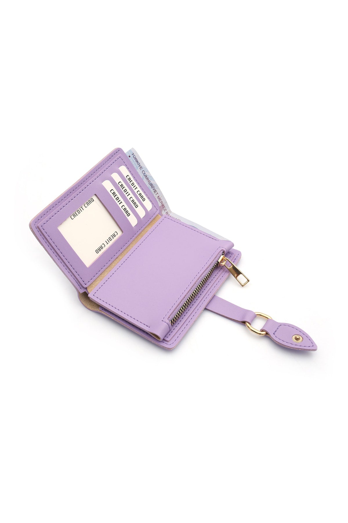 Women's Lilac Buckle Wallet