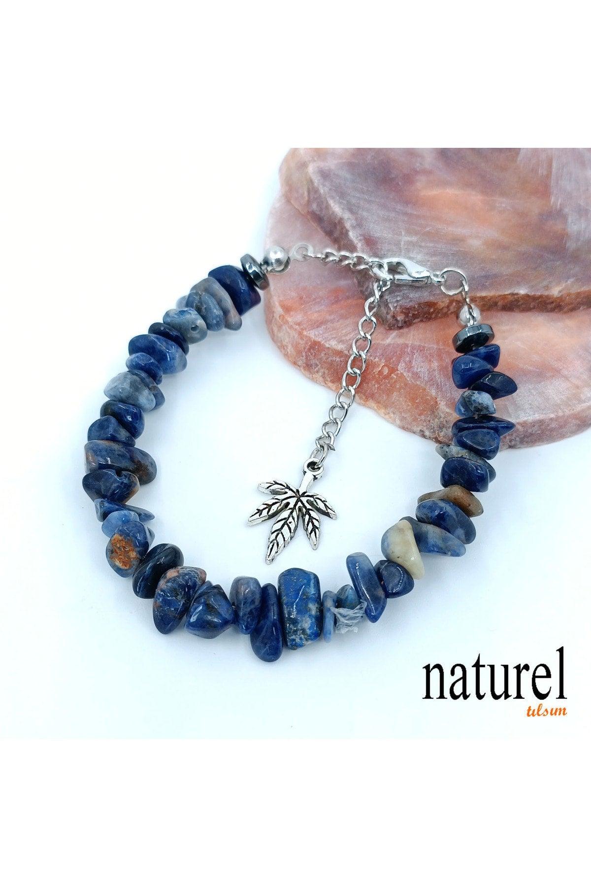 Natural Stone Sodalite Women's Bracelet - Broken Natural Stone - Gift Bracelet - Swordslife