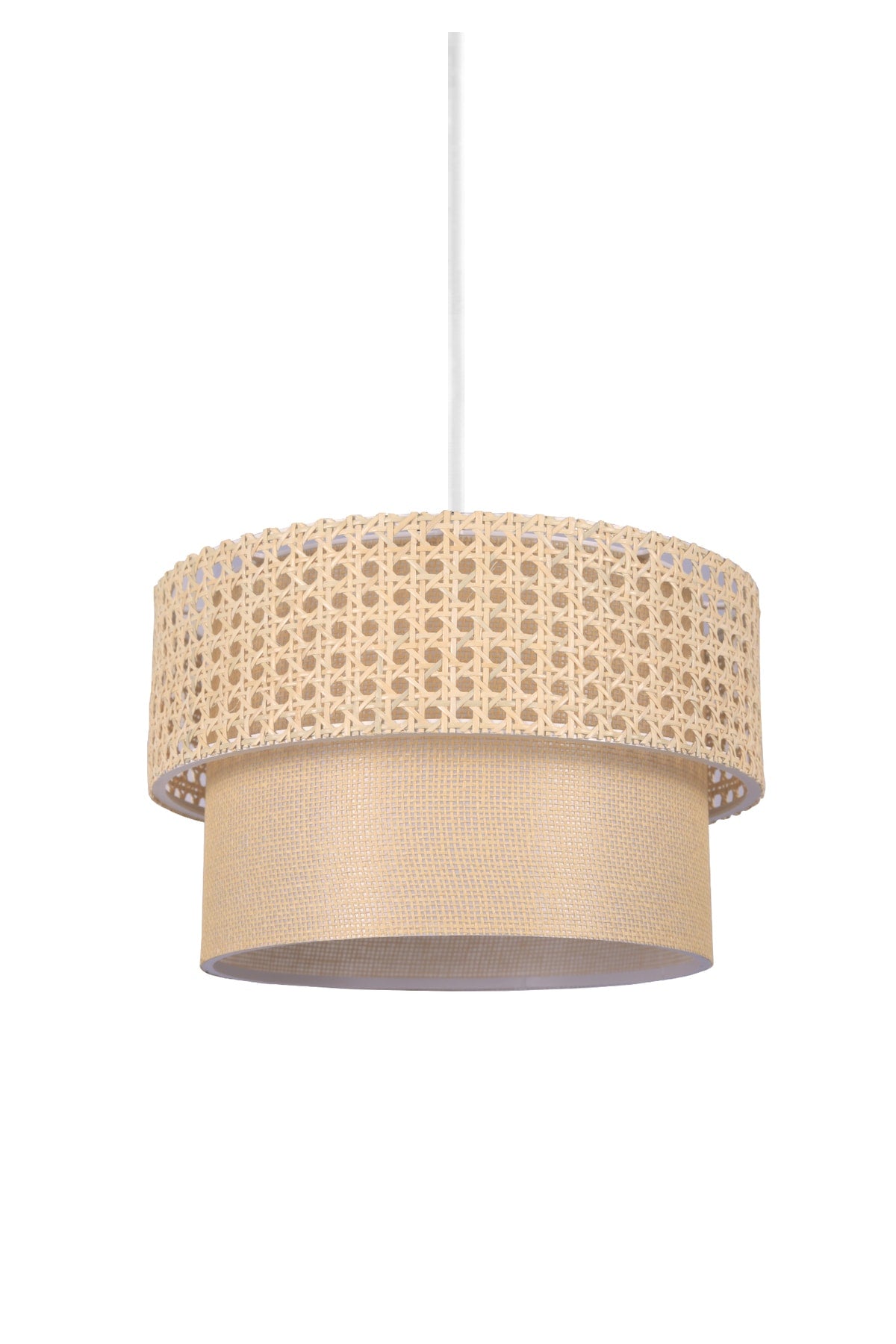 Exclusive Rattan Knitted Design Pendant-fabric Interior Ayd-3181