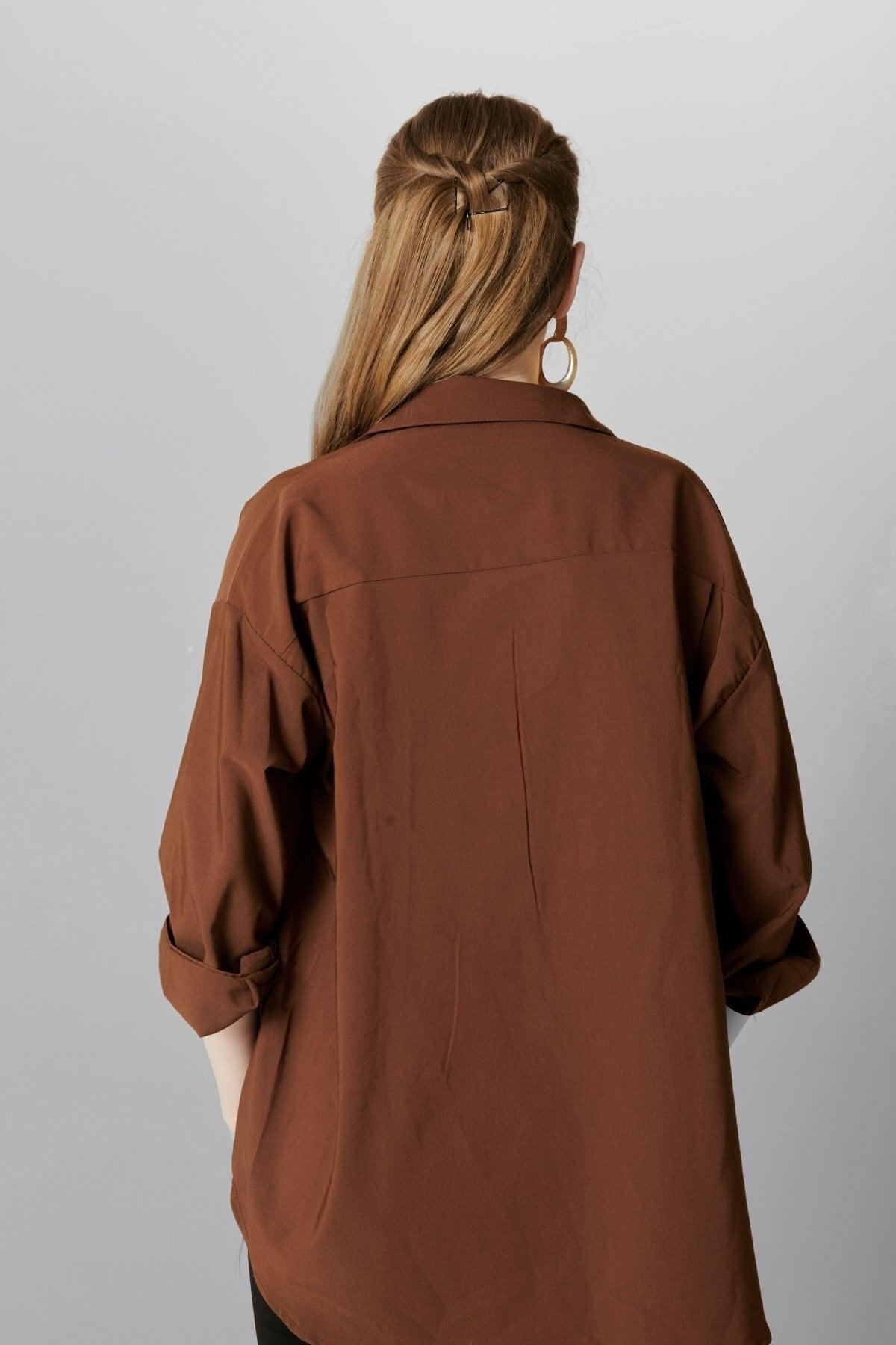 Oversize Long Basic Shirt - Swordslife