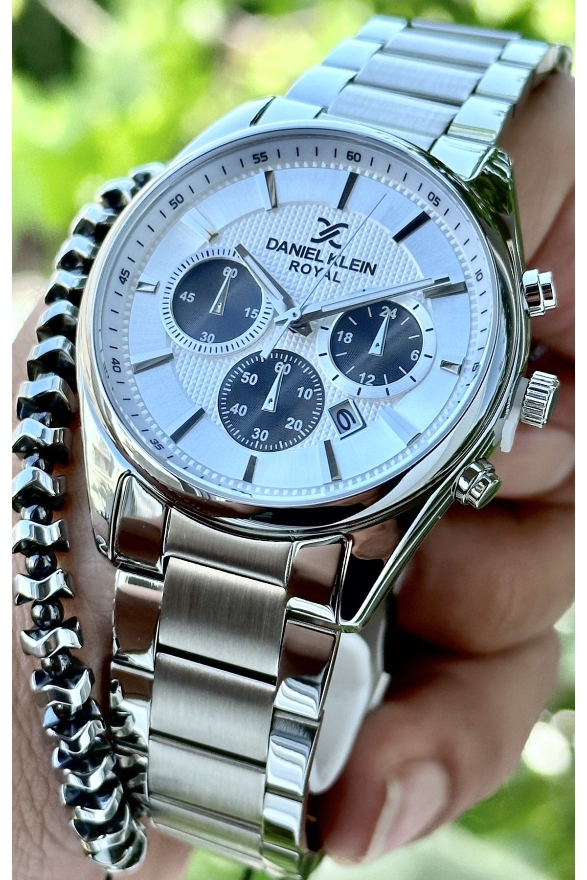 Men's Steel Wristwatch+bracelet