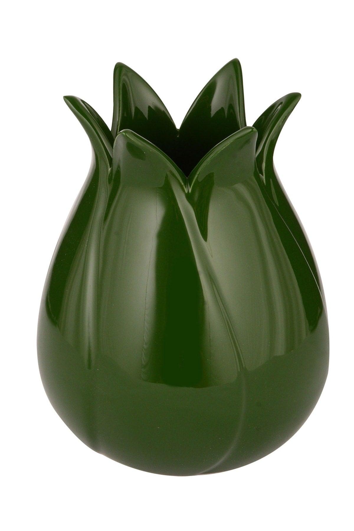 Tulip Ceramic Vase-green - Swordslife