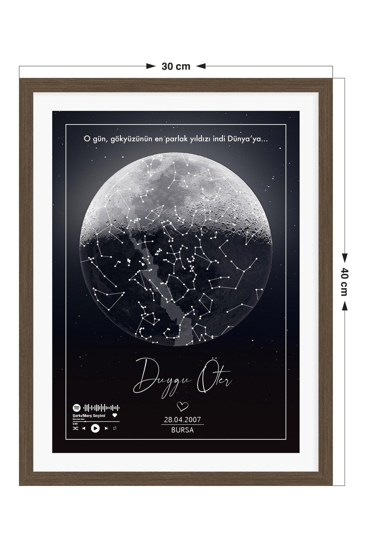 Sky Map-for valentine Framed Star Map-spotify Star Map-youtube Star Map - Swordslife