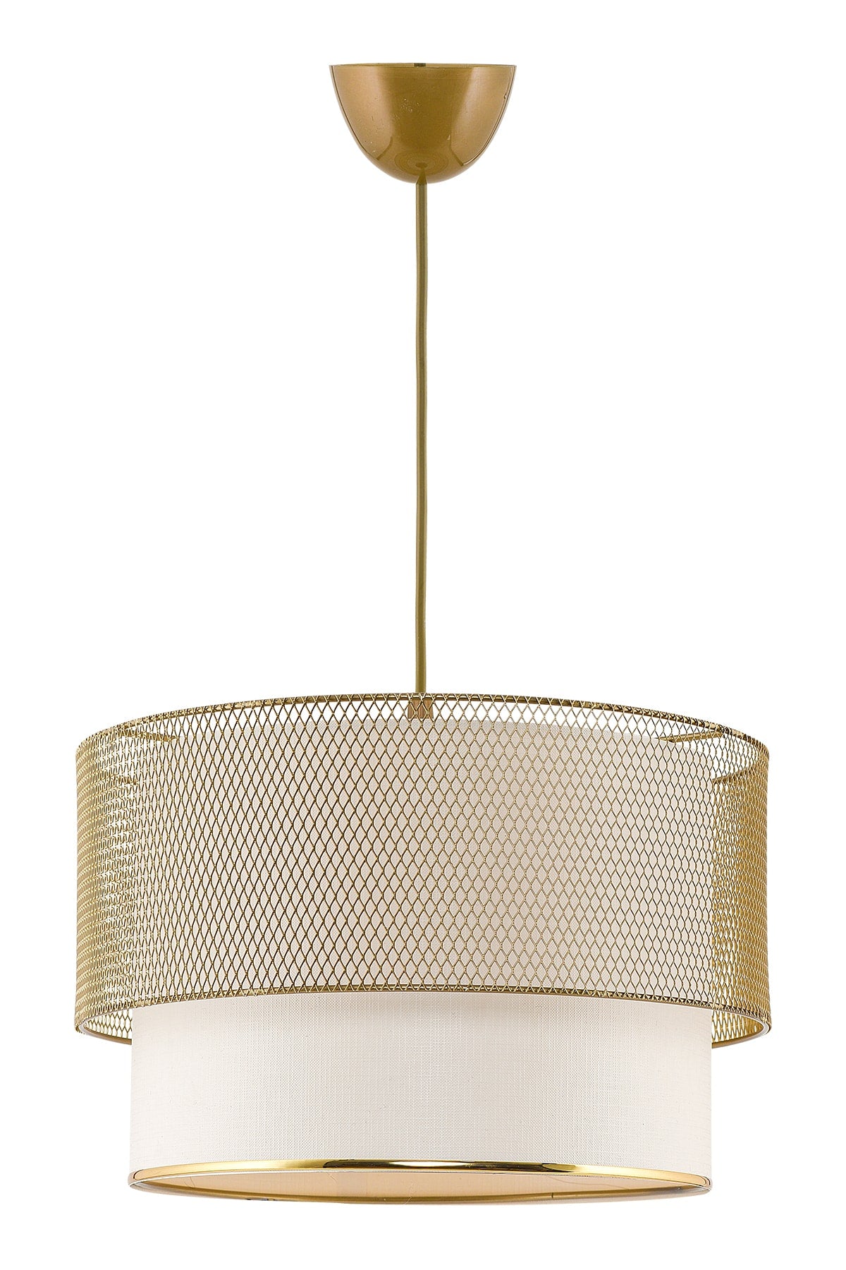 Caliner Chandelier Gold White Mdrn-45