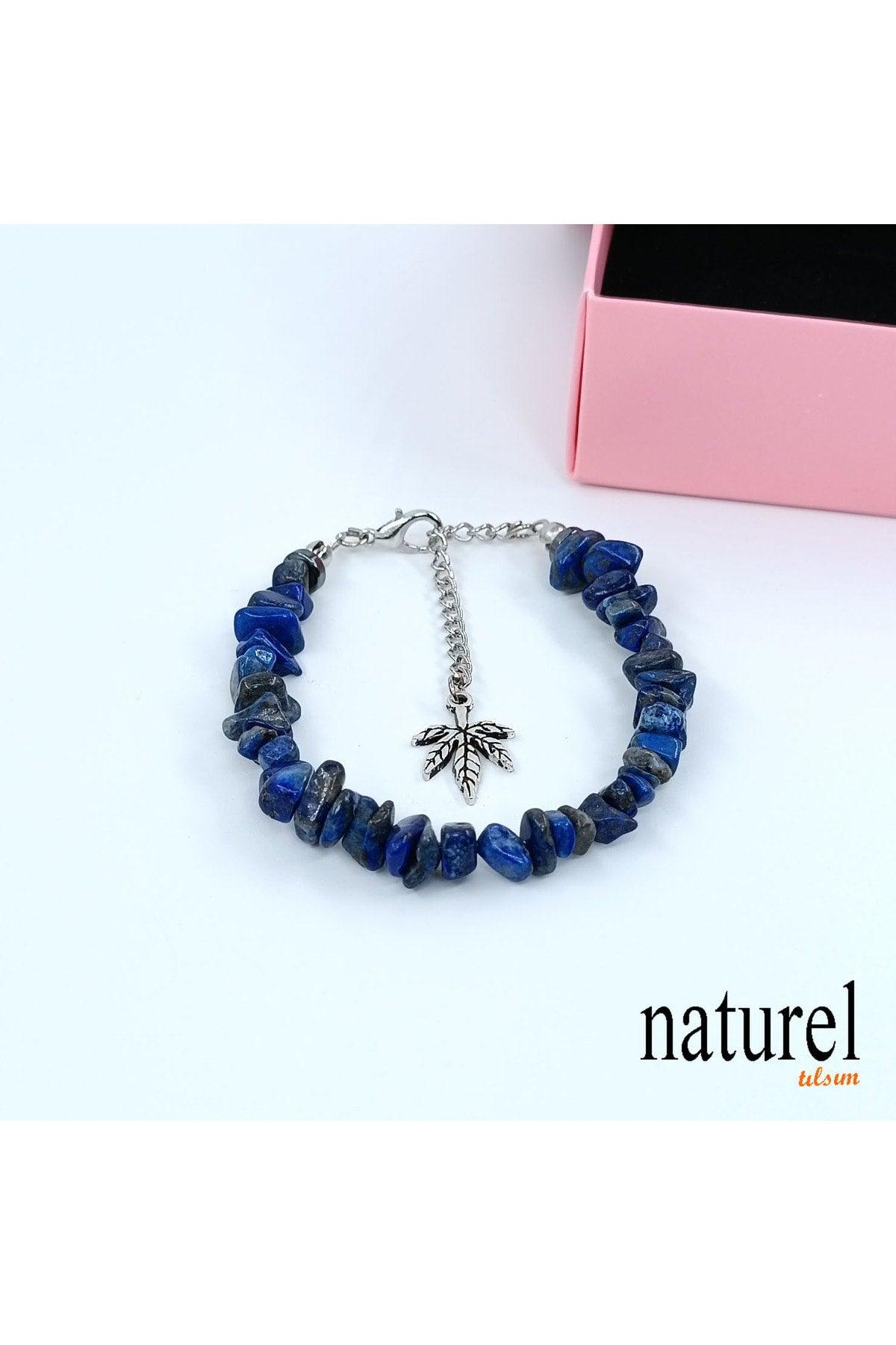 Natural Stone Lapis Lazuli Women's Bracelet - Broken Natural Stone - Gift Bracelet - Swordslife