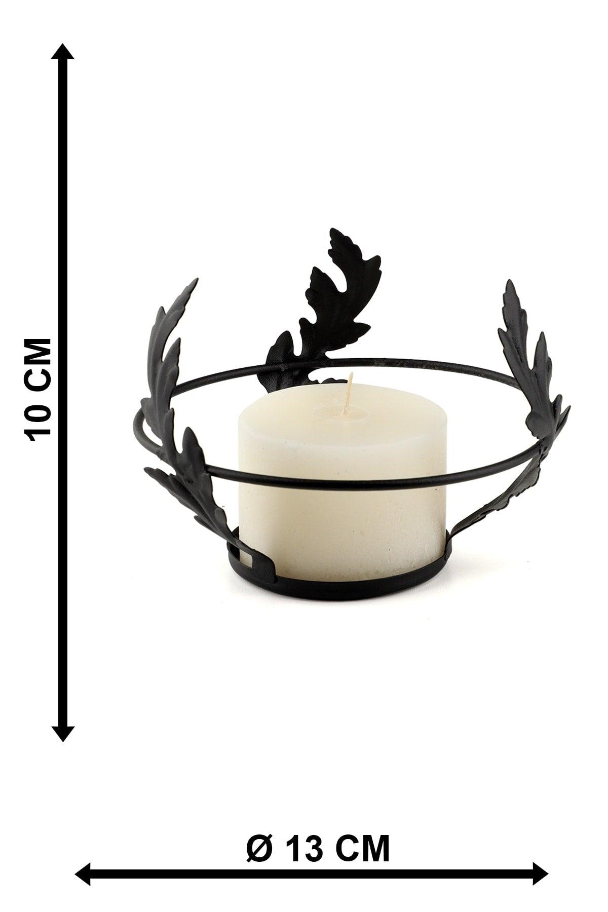 Haliç 3rd Set Candle Holder Black - Swordslife