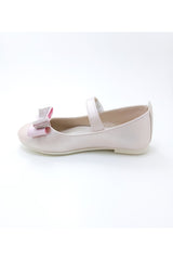 Girl's Stone Bow Orthopedic Flats