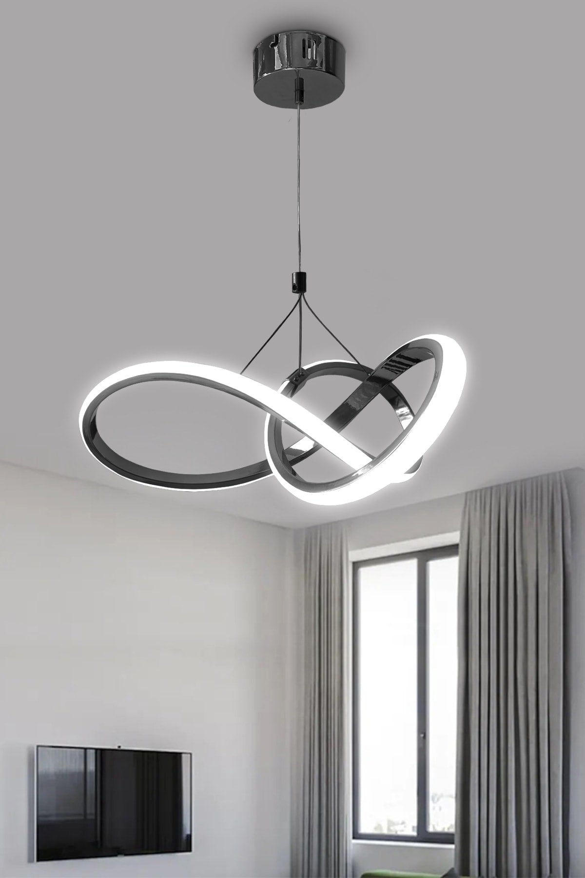 Modern Pendant Lamp LED Chandelier White Light LED Chandelier