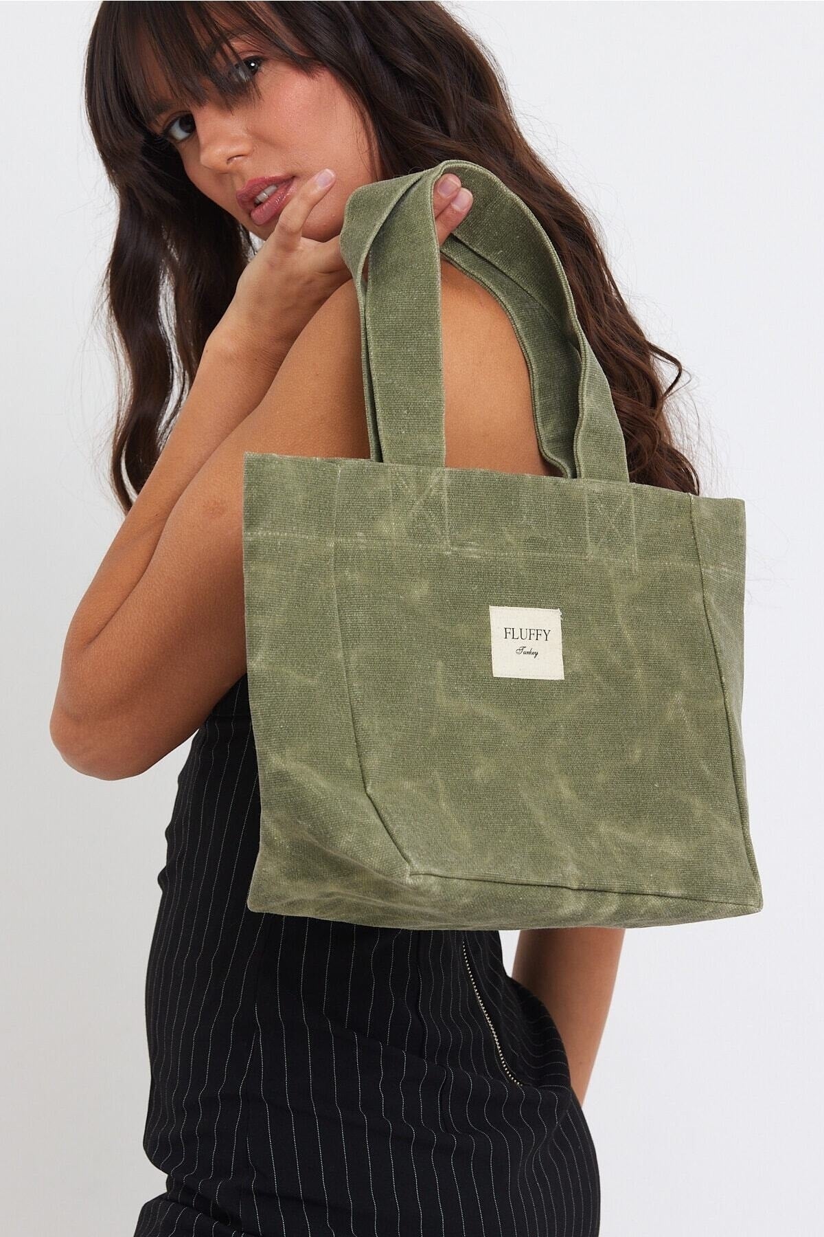 Green Tea Wax Canvas Bag