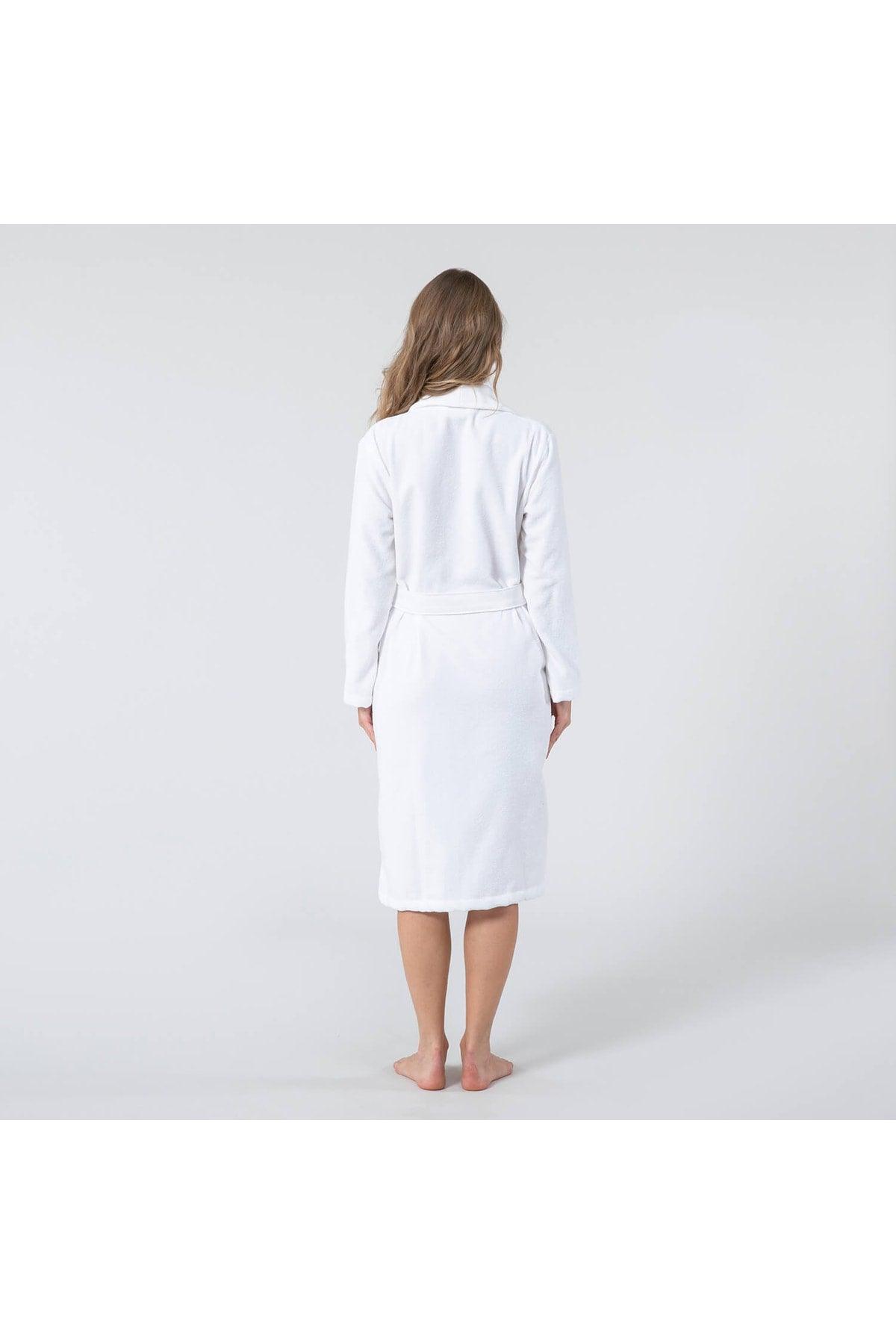 Noche Women's Bathrobe White - Swordslife