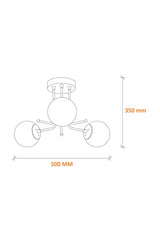 Luxury Design Modern Sports Trend Model Glop Glass Antique Chandelier