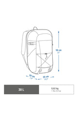 Quechua Outdoor Backpack - 30l - Black - Nh 100