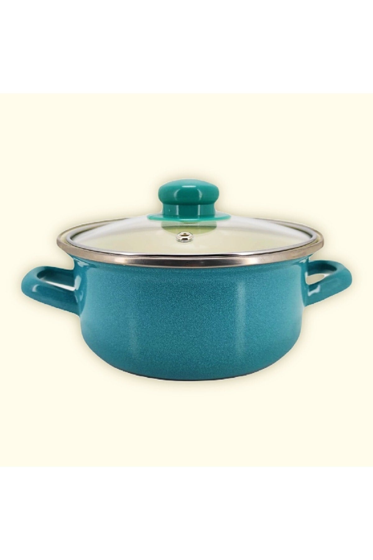 Mini Cookware Set Enamel 6 Pieces Storage Container Set