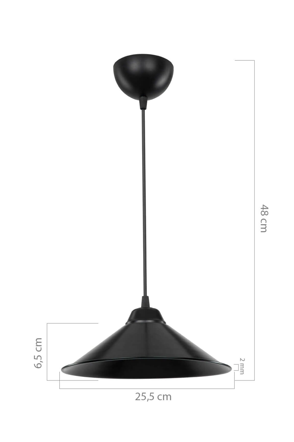 Black Maya Single Pendant Lamp